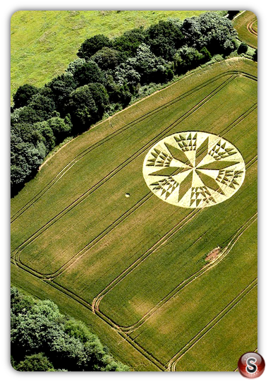 Crop circles - Corley nr Coventry Warwickshire 2012