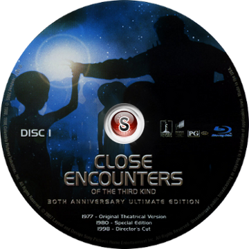 Encounters of the third kind 30 Th Anniversary Cover DVD CD 1