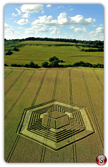 Crop circles - Fosbury nr Vernham Dean 2010