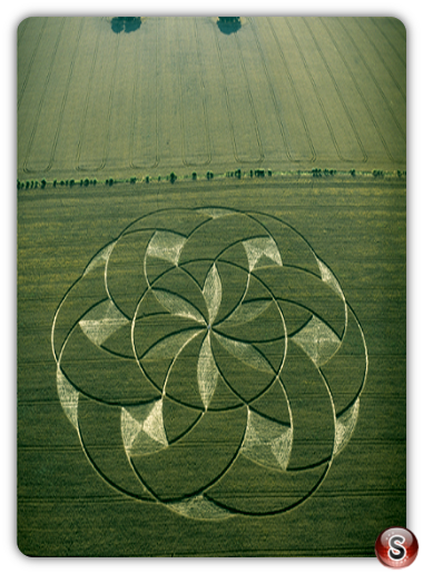 Crop circles - Etchilhampton Wiltshire 2002