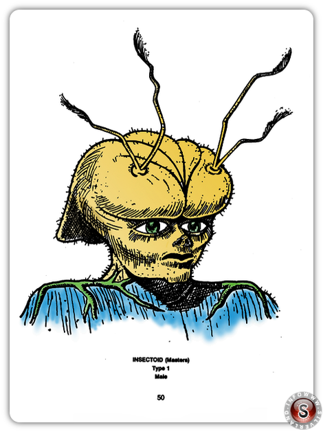 Insectoid type 1 ( false colour ) - Blue Planet Project - Rielaborazione grafica Silverland