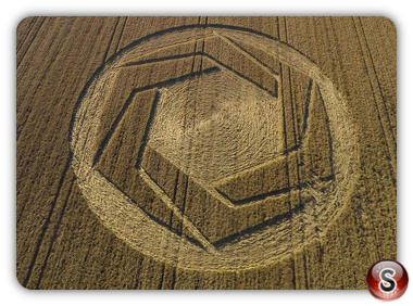 Crop circles - Cheesefoot Head Hampshire 2016