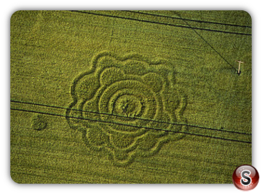 Crop circles - Goodworth Clatford Hampshire 1996
