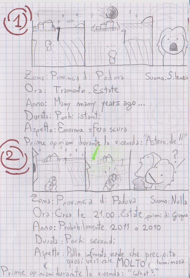 Book UFO pagina 1 e 2 by Ale