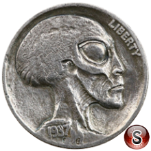 Alien coin 1937