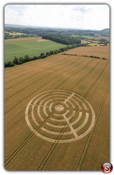 Crop circles - Wootton Rivers Wiltshire 2007