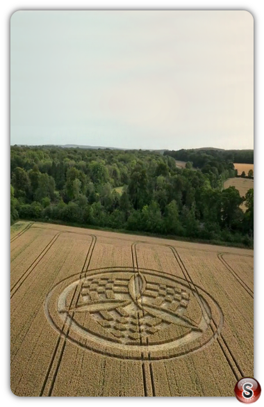 Crop circles - Barton Stacey Hampshire  2023