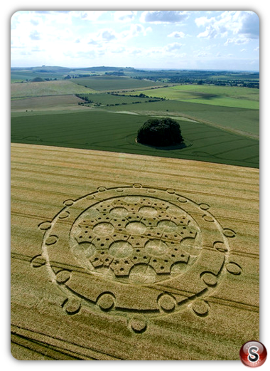 Crop circles - The Ridgeway Wiltshire 2008