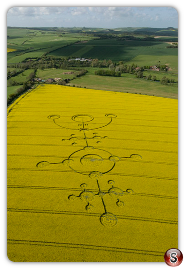 Crop circles - Clatford Wiltshire 2009