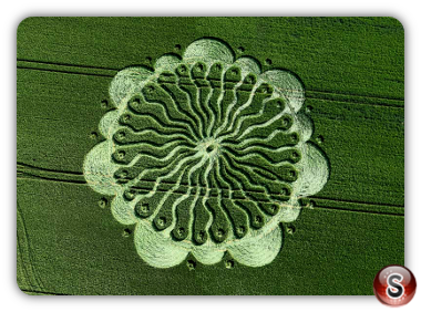 Crop circles - Waden Hill Wiltshire 2009