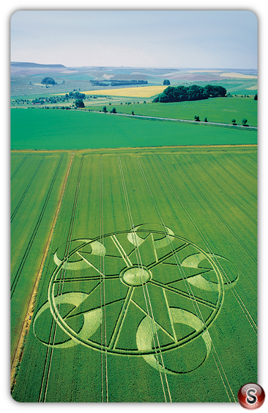 Crop circles - Beckhampton Wiltshire  2003