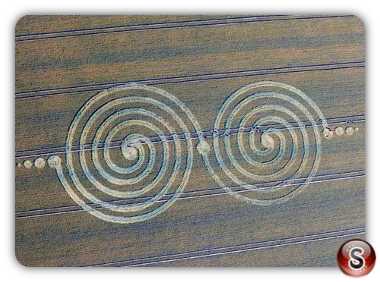 Crop circles - Windmill Hill Wiltshire UK 2011