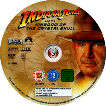 Indiana Jones e il regno del teschio di cristallo - Indiana Jones and the Kingdoom of the Crystal Skull Cover DVD