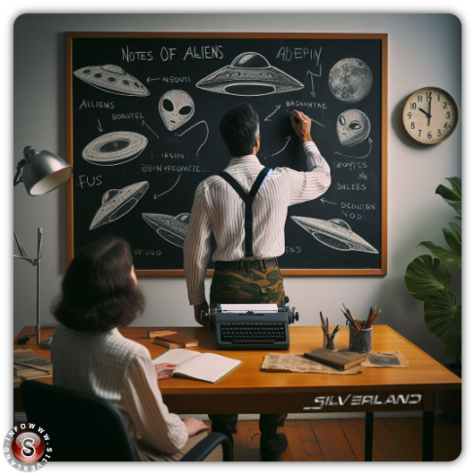 Man who studies the ufological phenomenon