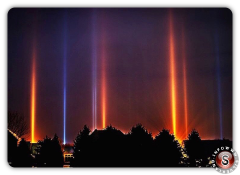 Light pillars