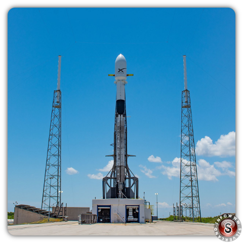 Falcon 9 SpaceX's per il lancio dei satelliti starlink 