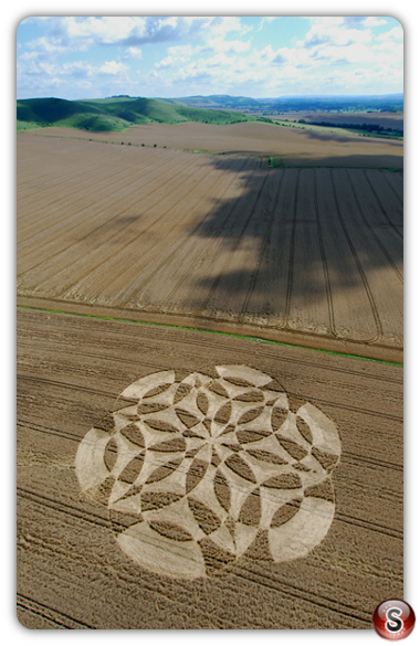 Crop circles - Stanton St. Bernard Wiltshire 2007