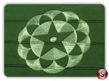 Crop circles - Avebury Trusloe Wiltshire 1998