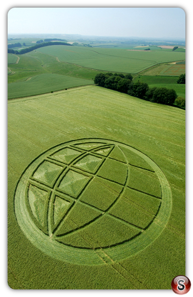 Crop circles - Abbotts Down Wiltshire 2007