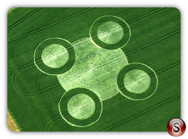 Crop circles - Headbourne Worthy Hampshire 1997