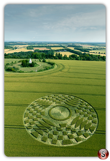 Crop circles - Farley Mount Hampshire 2019