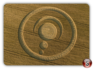 Crop circles - Cley Hill Wiltshire 2019