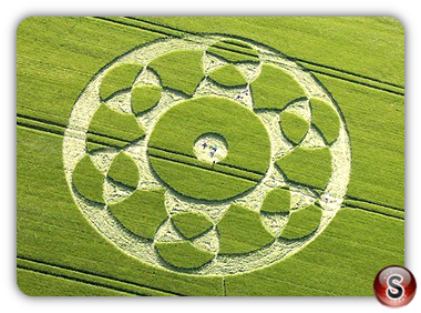 Crop circles - Silbury Hill 2010