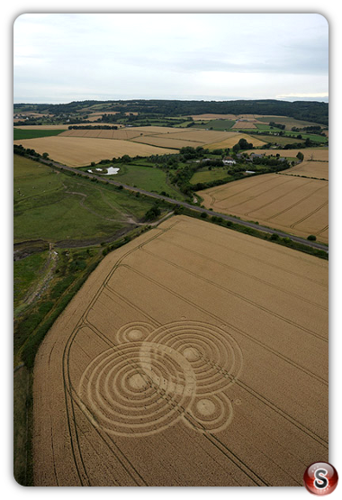 Crop circles - Woolaston Grange Gloucestershire 2010