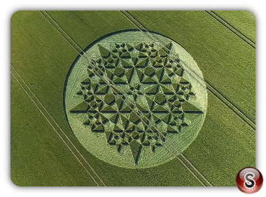 Crop circles  - Martinsell Hill Wiltshire 2018