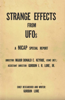 Strange effects from Ufos by Donald E. KEYHOE, Gordon LORE