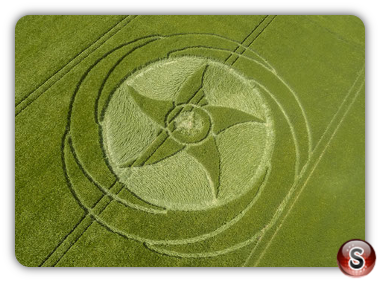 Crop circles - Silbury Hill Wiltshire 2016