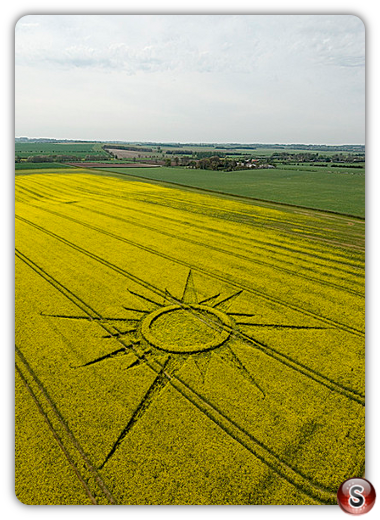 Crop circles - Avebury Rutlands Farm Wiltshire 2009
