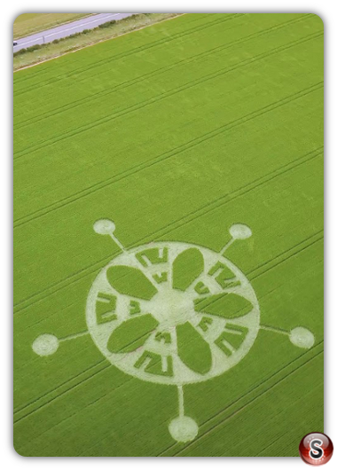 Crop circles - Winterbourne Stoke Wiltshire 2018