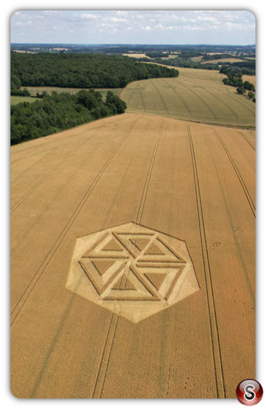 Crop circles - Froxfield Wiltshire 2022