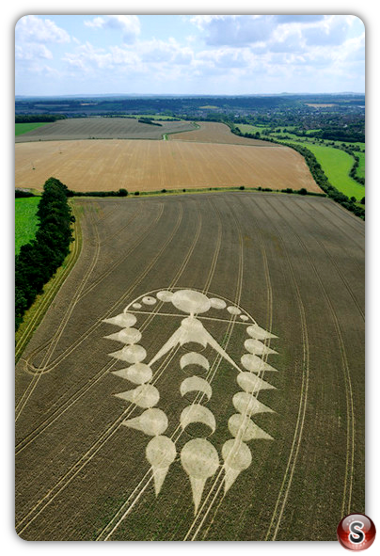 Crop circles - Ogbourne St Andrew Wiltshire 2009