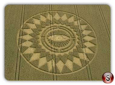 Crop circles - Nettle Hill Nr Ansty Warwickshire 2014