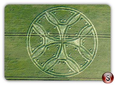 Crop circles - Westwoods Nr Lockeridge Wiltshire 2011