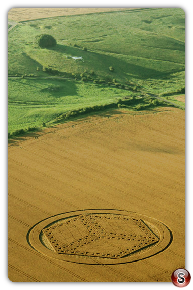 Crop circles - Hackpen Hill Wiltshire 2012