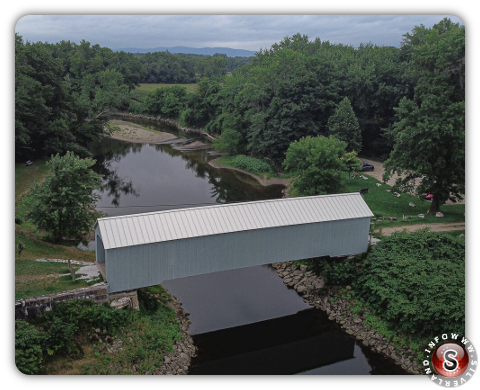 Il ponte coperto di Sheffield del Massachusetts