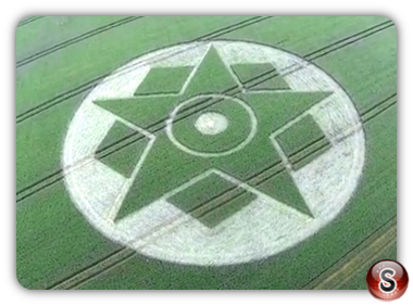 Crop circles - Harewell Lane Near Besford Worcestershire 2014