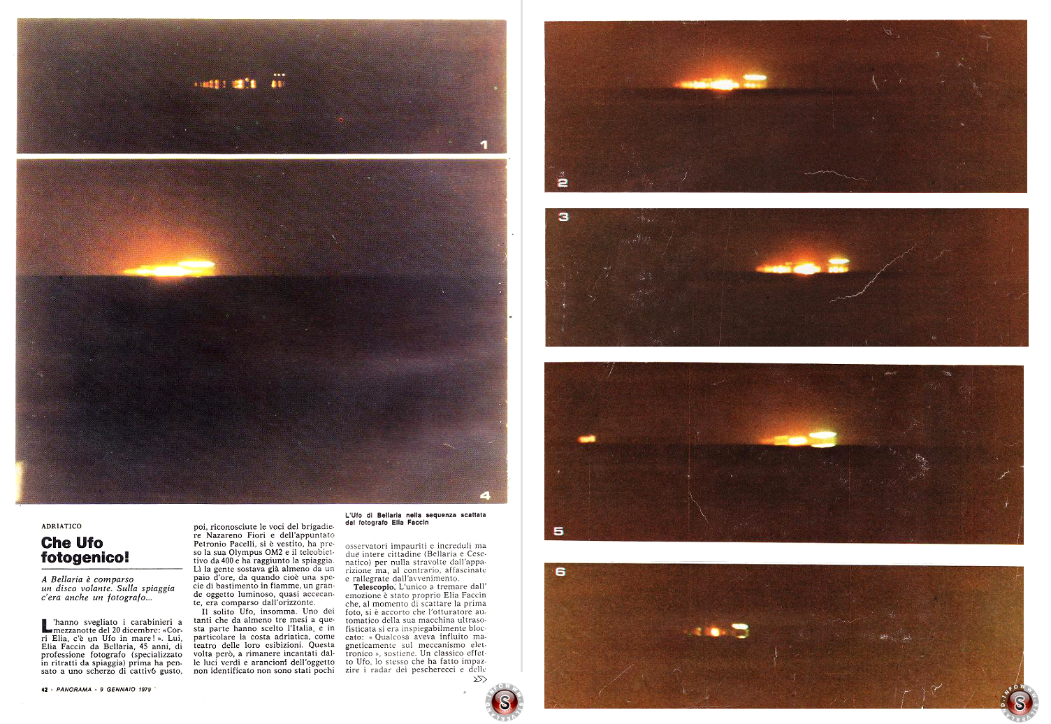 Panorama ( n.664 del 09/01/1979 ) Foto 1-2-3-4-5-6 ( rielaborazione grafica Silverland ). 