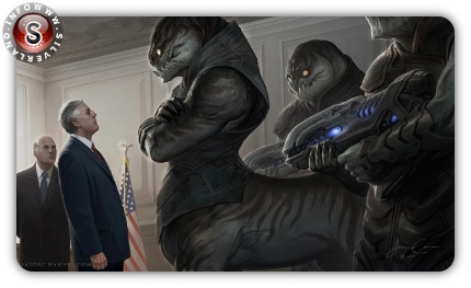 Agreement between humans and aliens
