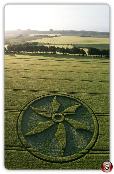 Crop circles - Broad Hinton - Wiltshire 2023