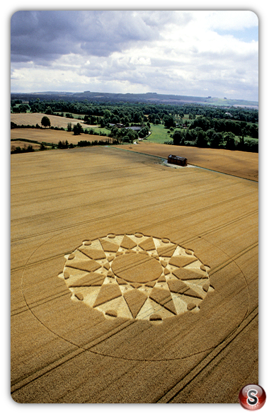 Crop circles - Huish, Wiltshire 20 July 2003