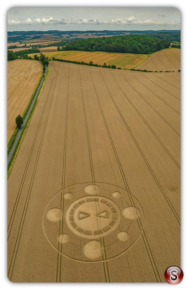 Crop circles - Swarraton, Hampshire 2021