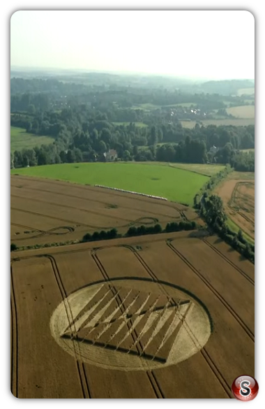 Crop circles - Tufton, Hampshire 2021