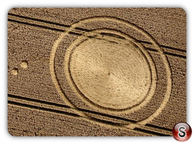 Crop circles - Cheesefoot Head Hampshire UK 2012