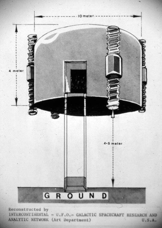 L'oggetto che Wolski ha visto con le dimensioni (credito immagine: archivi ICUFON)