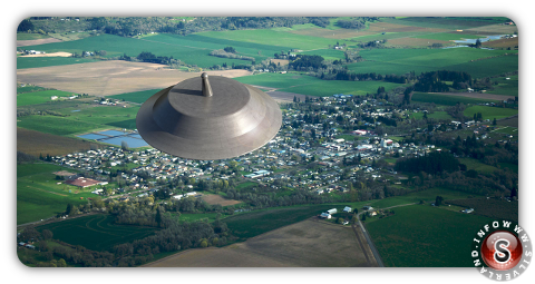 Reconstruction Ufo - Oregon McMinnville 1950 by ufo-explorer.com