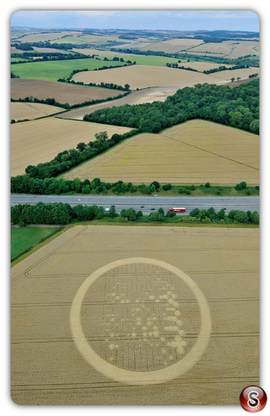 Crop circles - Wickham Green 2010